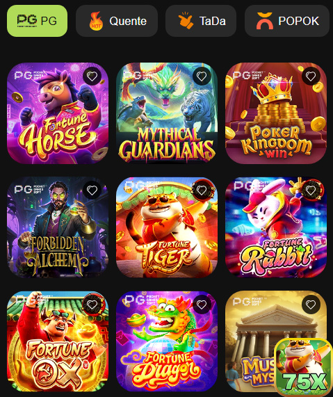 75x.com explore exclusivo jogo